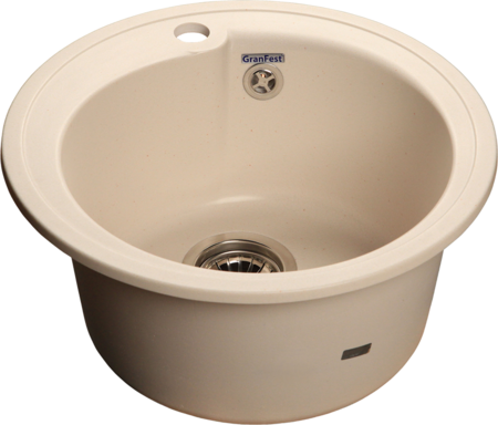 Кухонная мойка GranFest Rorndo 450, R-450 белый